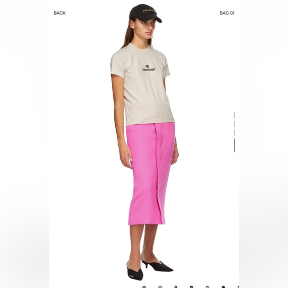 BALENCIAGA
Beige Sponsor Logo T-Shirt Size S - Picture 8 of 13